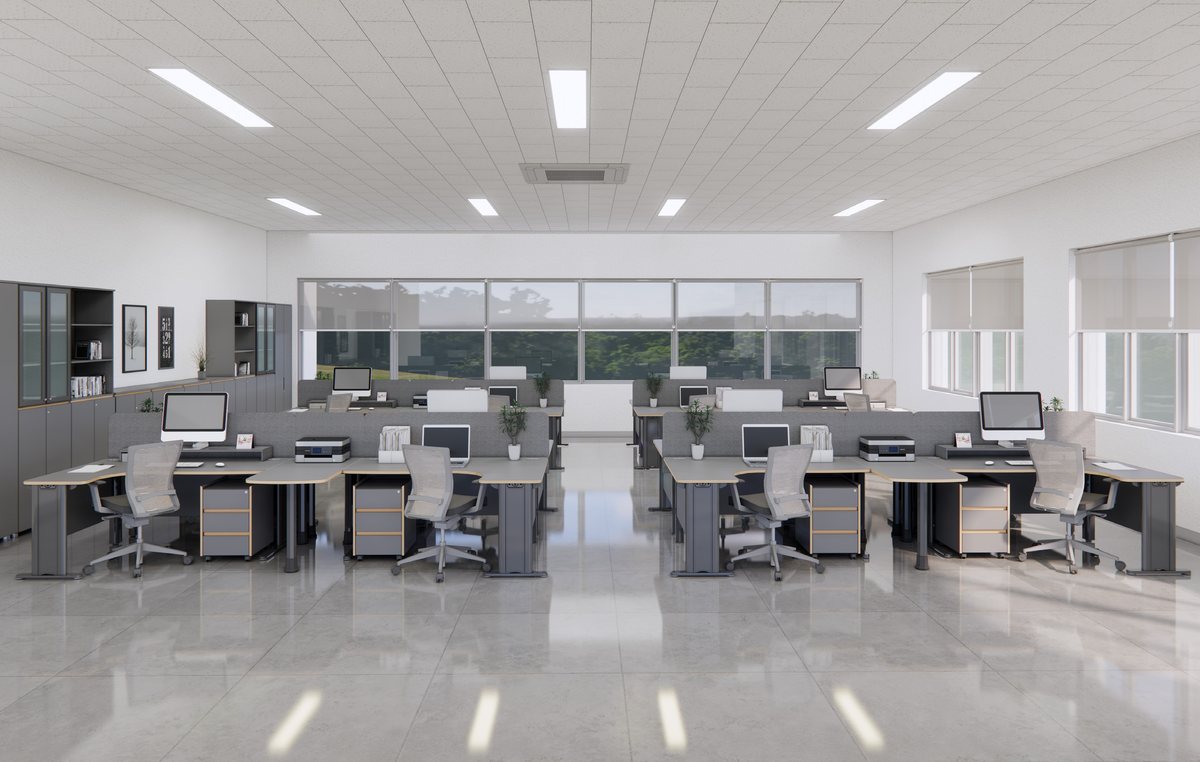 책상 STEEL · MODULAR (L,R Type) 공간 연출 사진 (카다록)